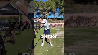 Clean Contact Starts With Ball Placement  #golfswing #golftips