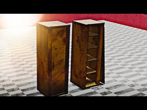 Rusty Closet 3D Model | Game-Ready Asset for Horror & Survival Games 🔧🪵"