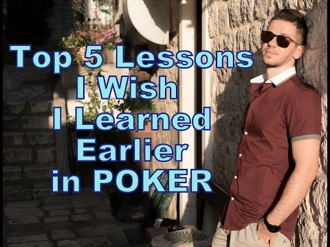 Daniel's Poker Vlog Ep. 10 - Top 5 Lessons I Wish I Learned Earlier