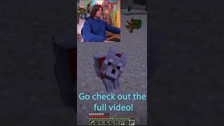 I've never seen a wolf kill an Enderman... #shorts #minecraft #algorithm