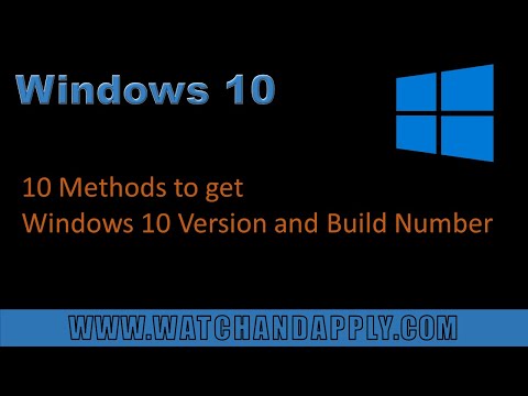 10 Methods to get Windows 10 Version and Build Number