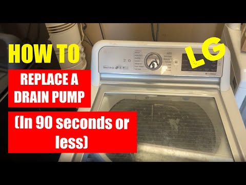 How To Repair A Top Load Washer Drain Pump