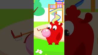 Big Bubble Gum – Big Trouble! Funny cartoon for Kids  #Shorts #binggoglobal #safety