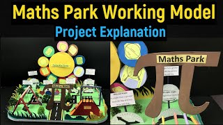 maths park explanation - maths park working model project explanation - english - @diyasfunplay