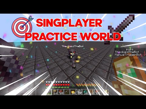 BEST SINGLEPLAYER BOT PVP PRACTICE FOR MINECRAFT