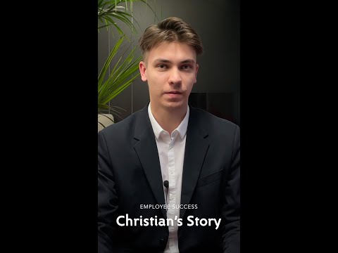 Christian's career success story at Albert Cliff