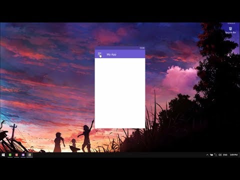 C# Android App Like Navigation Bar/Navigation Drawer | User Control