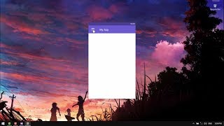 C# Android App Like Navigation Bar/Navigation Drawer | User Control