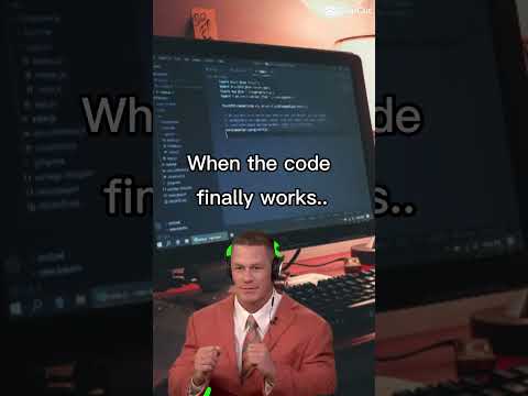 When the code finally works.. 😂🤣 #meme