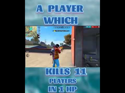 Which player kills 11 players in 1 hp        #shorts