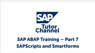 SAPScripts and Smartforms