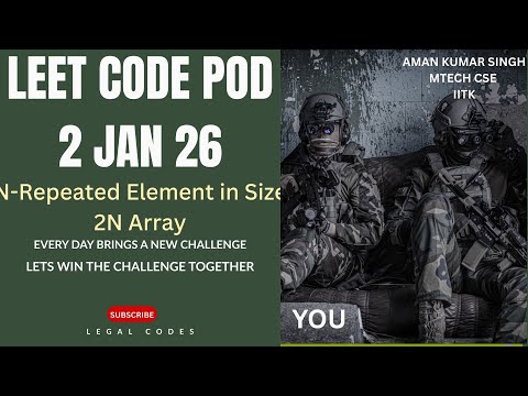 LeetCode Problem of the Day | 961. N-Repeated Element in Size 2N Array | C++ Solution