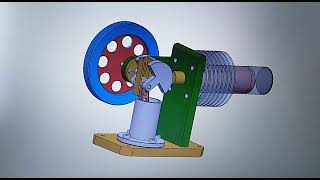 Horizontal Sterling Engine By Student