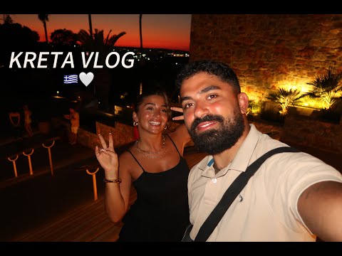"They want to kidnap us😱" Crete Vlog Part 1 🇬🇷☀️