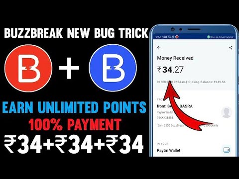 Unlimited trick BuzzBreak app se Earning kaise !Buzz Break App se paisa Kaise Kaise kamaye Hack Tric