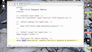HTML: Meta Tags