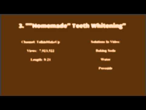 Copy of Top Viewed Solutions For Teeth Whitening And Tooth Problems Videos On YouTube