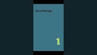 Html tags and uses and definition 05. Use of html  tag #navbodhteacher #html5 #fullstackdeveloper