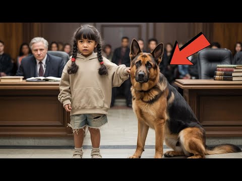 Little Girl Gives a Secret Signal to Her Dog. Judge Stops the Courtroom in Shock!