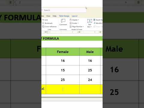 Ms Word के Table में Calculation कैसे करें? #shorts #ytshorts #table #msword #FormulaInWord