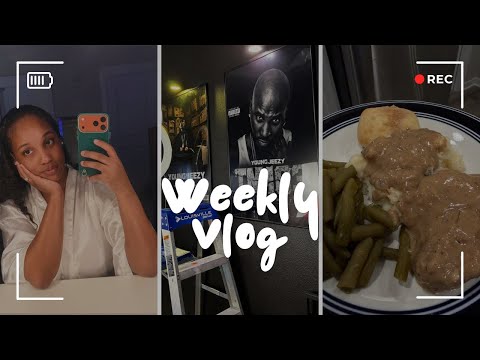 Weekly Vlog | Yapping + Cooking + Man-cave Makeover