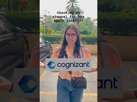 Cognizant is hiring for freshers APPLY NOW #viral #shorts #placement #applynow #jobs #fresherjobs