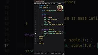 How to Create Heart ❤️ using HTML & CSS? #subscribe