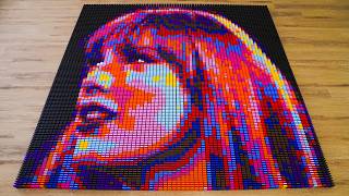 Taylor Swift in 10,000 Dominoes! (NEW RECORD)