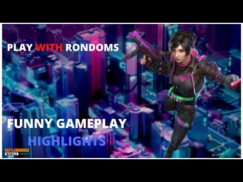 PLAY WITH RANDOMS | GAMEPLAY HIGHLIGHTS | BGMI