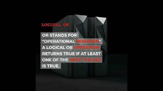 LoGiCaL OR 🔗💫 #Shorts #YouTubeShorts #OR #LogicalOROperation