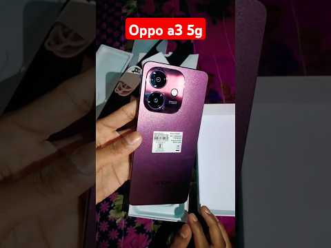 Oppo A3 5g || 6+128 || Nebula Red || Unboxing 🔥💯📸#oppo#unboxing#shorts