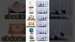 Top 6 poses For Yoga Beginners🤗Let’s get started.#dailyyoga #yoga #fitness