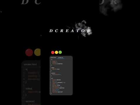smoke effect animation 👀👉👈 #animated #animation #code #shorts #views