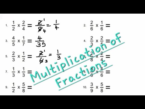Multiplication of Fractions || Worksheet on Multiplication of Fractions in Hindi/Urdu