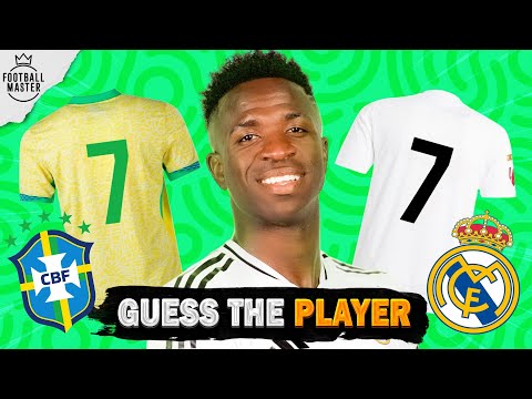 GUESS THE PLAYER BY JERSEY NUMBER AT CLUB & NATIONAL TEAM | FOOTBALL QUIZ SEASON 2024/25
