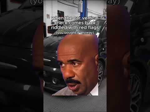 No amount of red flags can stop us from buying a car..