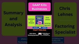 GAAP Kills Your Business  #smallbusiness #smallbusinessfinance #accounting #gaap #smallbusinessowner