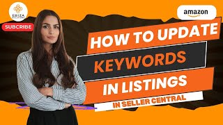 How to update Relevant Amazon Keywords in a listing  in seller central