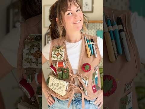 I made a Crafting Utility Vest! #handmade #craftideas #crafty