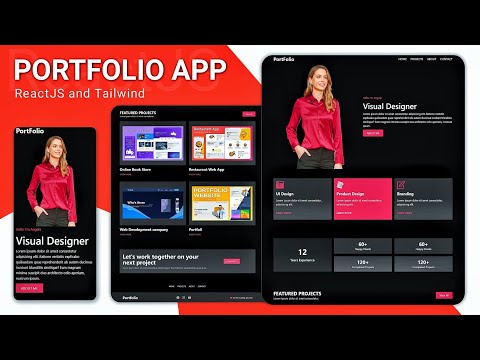 Build And Deploy Responsive Personal Portfolio Website using ReactJS and Tailwind CSS