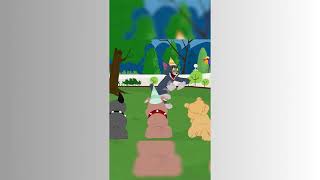 Tom and Jerry 😅 #cartoon #cartoonvideo #kidsvideo #ai #education