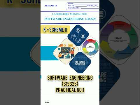 Software Engineering (315323) Practical No. 1 MSBTE K-Scheme #eduarena#softwareengineer #software