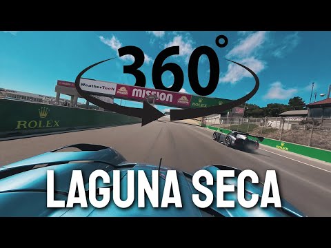 360° Video Lap | Laguna Seca | McMurtry ONBOARD - Skip to 67secs for Spéirling overtake! 🤯 4K