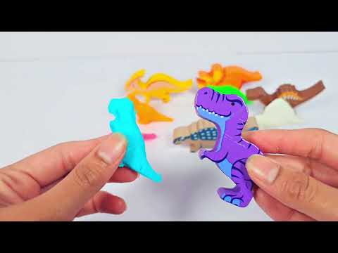 Magical Playdoh Dinosaurs | Fun Learning Video for Toddlers