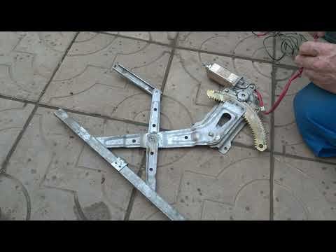 Nissan Bluebird Maxima II (PU11) regulator assembly with motor, door window RH 80730-08E10 (eBay)