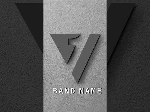 Personal Branding Logo in Adobe Illustrator #shorts