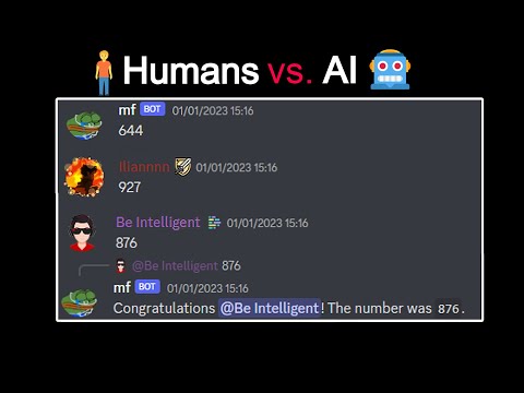 AI vs Humans: Guess the Number
