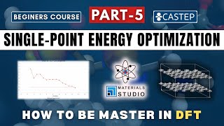 Materials Studio | Complete Tutorial Part 5 | Energy Analysis with  CASTEP #dft #materialsscience