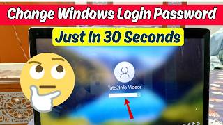 One Simple Trick to Change Windows Password in  60 Seconds!