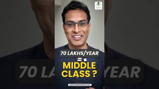 Rs. 70 Lakhs/year = MIDDLE CLASS? #shorts